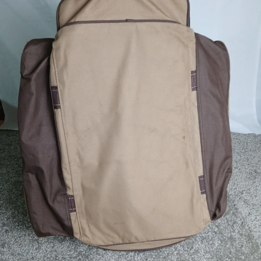 Wrangler 2011 NFR Las Vegas Duffel Bag Brown Tan Justin Boots Rodeo Travel Bag